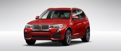 2015 BMW X3 sDrive28i M SPORT Red 5