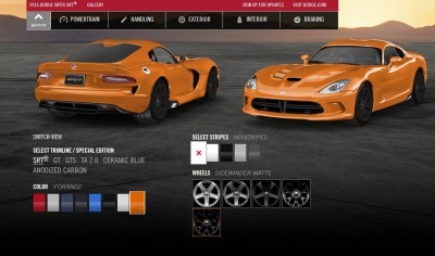 2015 Dodge Viper COLORS 14