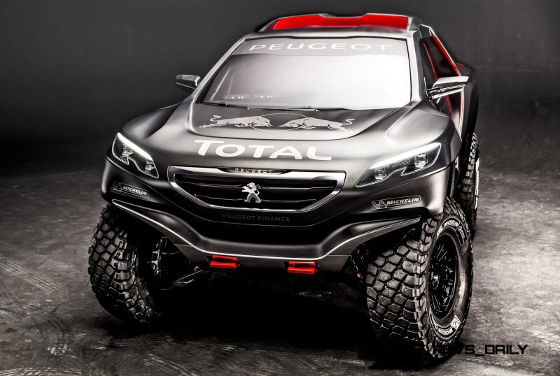 Peugeot 2008 DKR revealed in Nanterre, France on March 28th, 201