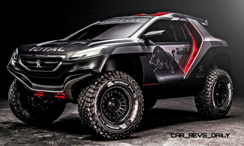 Peugeot 2008 DKR revealed in Nanterre, France on March 28th, 201