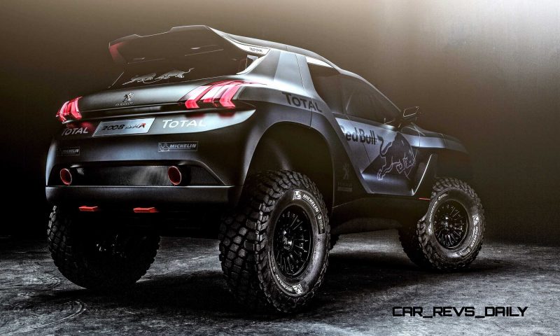 Peugeot 2008 DKR revealed in Nanterre, France on March 28th, 201