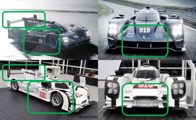 2015 vs 2014 Porsche 919 Hybrid - LMP1 Racers Compared 16