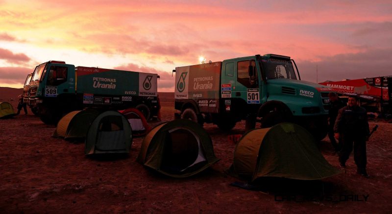 Iveco ambiance during the Dakar 2015 Argentina Bolivia Chile, Tr