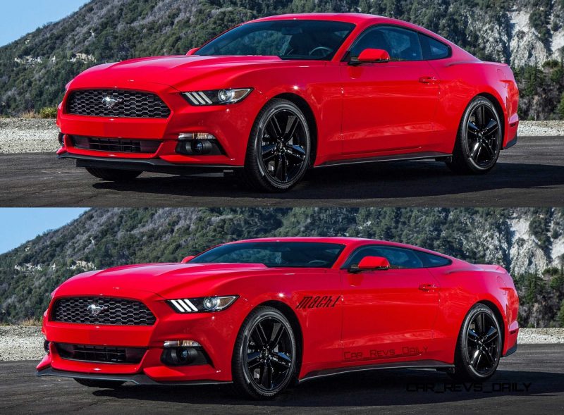 Future Car Renderings - 2017 Ford Mustang Mach 1 3-vert