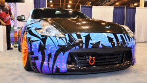 Hand-Airbrushed Nissan 370Z LowRider 3