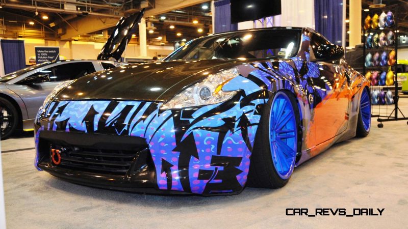 Hand-Airbrushed Nissan 370Z LowRider 6