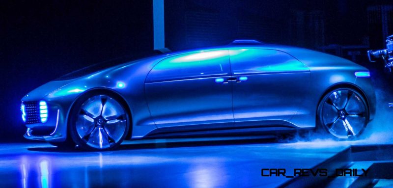 World premiere of the Mercedes-Benz F 015 Luxury in Motion at th