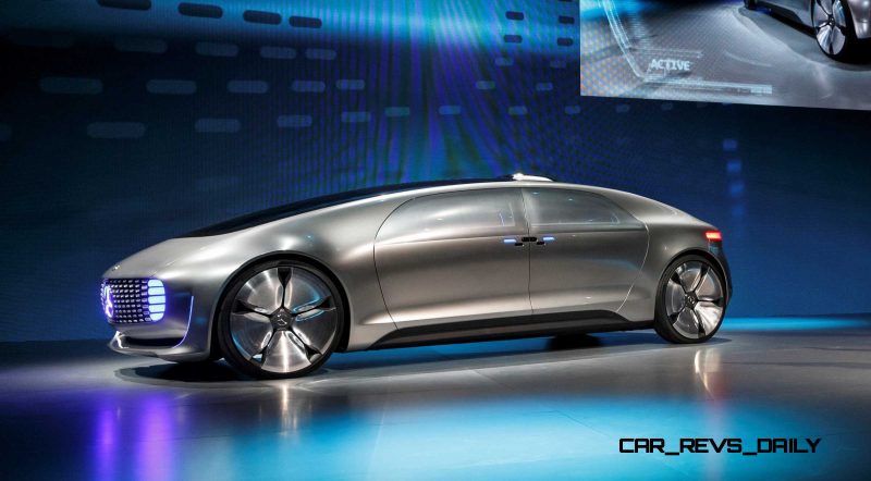 World premiere of the Mercedes-Benz F 015 Luxury in Motion at th