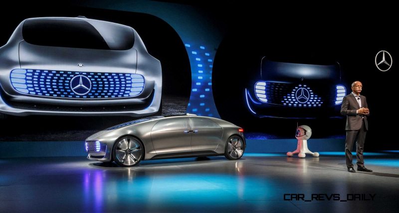 World premiere of the Mercedes-Benz F 015 Luxury in Motion at th