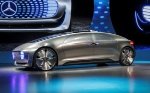 World premiere of the Mercedes-Benz F 015 Luxury in Motion at th