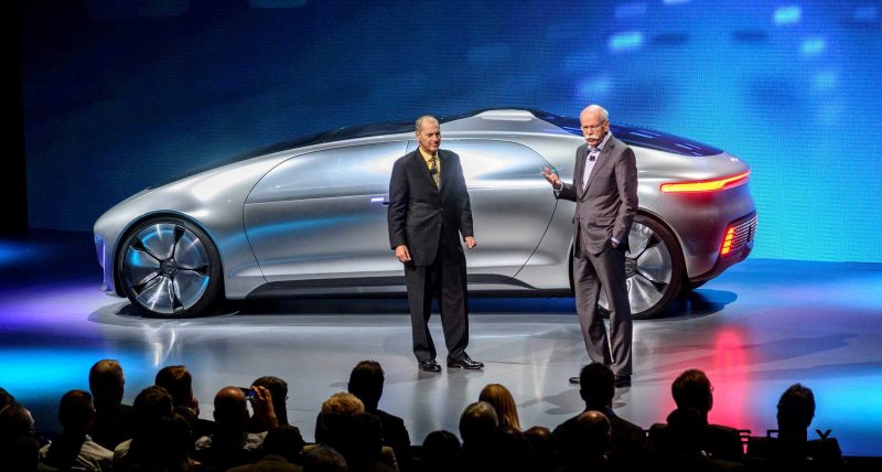 World premiere of the Mercedes-Benz F 015 Luxury in Motion at th