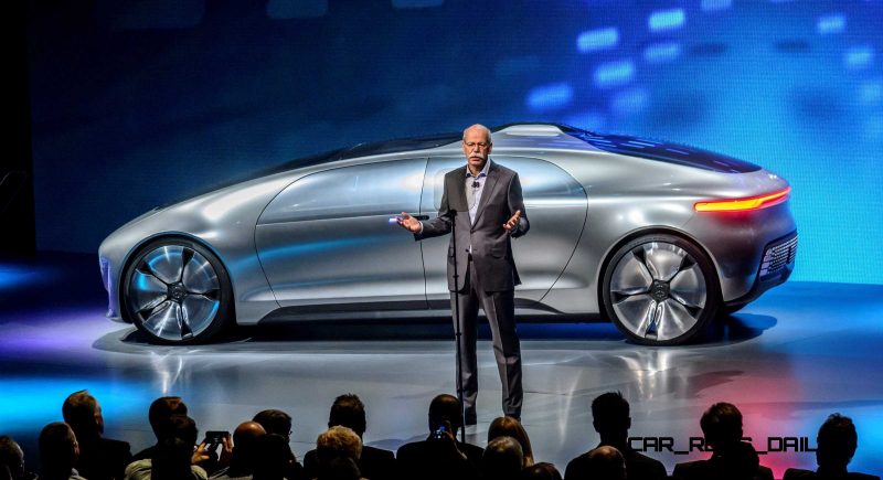 World premiere of the Mercedes-Benz F 015 Luxury in Motion at th