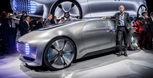 World premiere of the Mercedes-Benz F 015 Luxury in Motion at th