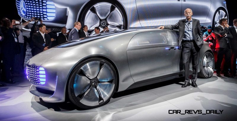 World premiere of the Mercedes-Benz F 015 Luxury in Motion at th