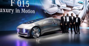 World premiere of the Mercedes-Benz F 015 Luxury in Motion at th