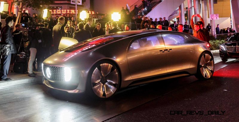 World premiere of the Mercedes-Benz F 015 Luxury in Motion at th