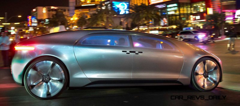 World premiere of the Mercedes-Benz F 015 Luxury in Motion at th