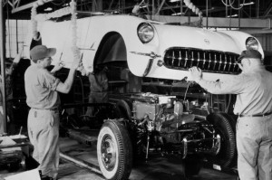 1953-chevrolet-corvette-assembly