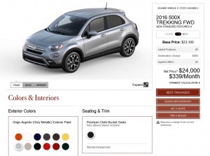 2016 Fiat 500X Pricing, Colors and Real-Life Photos 13