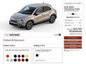 2016 Fiat 500X Pricing, Colors and Real-Life Photos 14