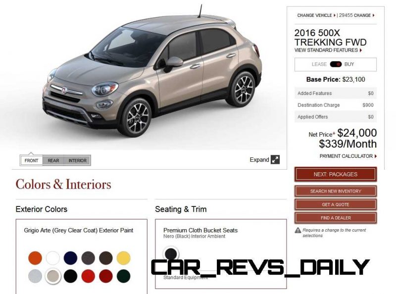 2016 Fiat 500X Pricing, Colors and Real-Life Photos 14