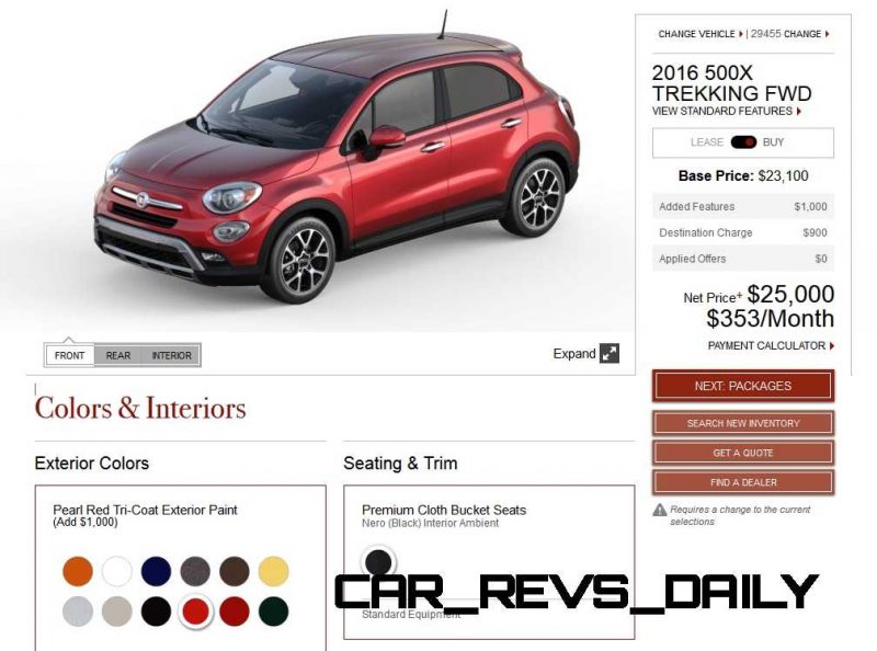 2016 Fiat 500X Pricing, Colors and Real-Life Photos 16