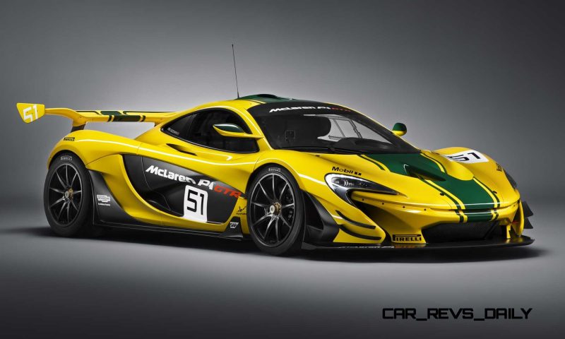 2016 McLaren P1 GTR Yellow 1