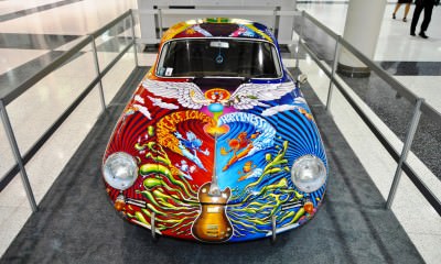 Houston Auto Show Curio - Porsche 356 Art Car Is Janis Joplin Homage 8