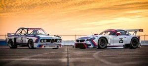 2015 BMW Z4 GTLM CSL Homage Livery Meets 1975 BMW 3