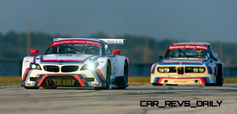 2015 BMW Z4 GTLM CSL Homage Livery Meets 1975 BMW 3