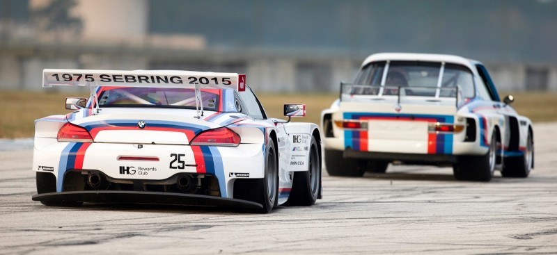 2015 BMW Z4 GTLM CSL Homage Livery Meets 1975 BMW 3