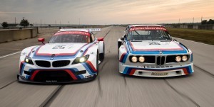 2015 BMW Z4 GTLM CSL Homage Livery Meets 1975 BMW 3