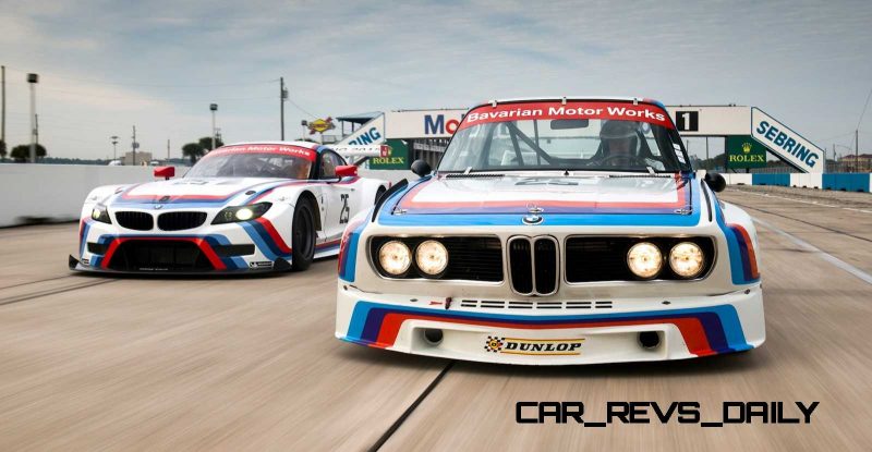 2015 BMW Z4 GTLM CSL Homage Livery Meets 1975 BMW 3