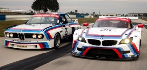 2015 BMW Z4 GTLM CSL Homage Livery Meets 1975 BMW 3