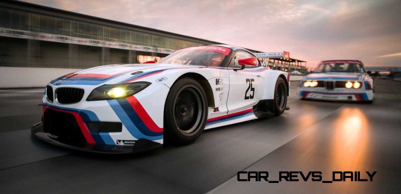 2015 BMW Z4 GTLM CSL Homage Livery Meets 1975 BMW 3