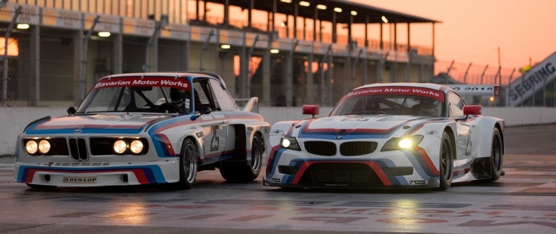 2015 BMW Z4 GTLM CSL Homage Livery Meets 1975 BMW 3