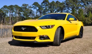 2015 Ford Mustang EcoBoost in Triple Yellow 1