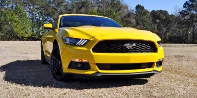 2015 Ford Mustang EcoBoost in Triple Yellow 10