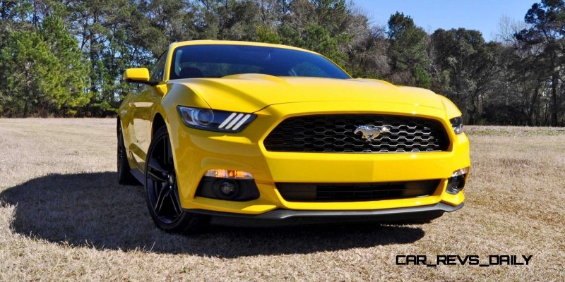 2015 Ford Mustang EcoBoost in Triple Yellow 10