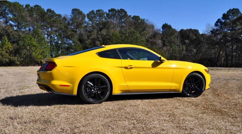 2015 Ford Mustang EcoBoost in Triple Yellow 100