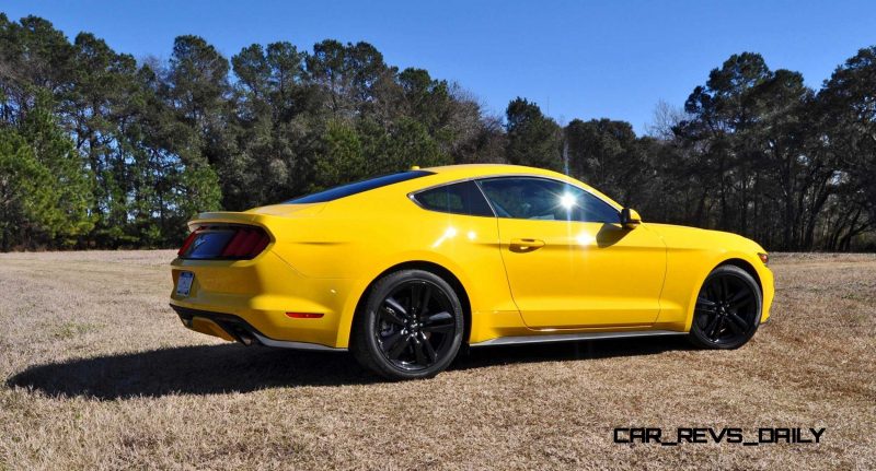 2015 Ford Mustang EcoBoost in Triple Yellow 101