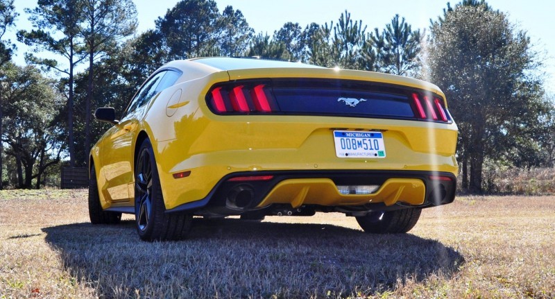 2015 Ford Mustang EcoBoost in Triple Yellow 109