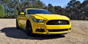 2015 Ford Mustang EcoBoost in Triple Yellow 11