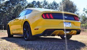 2015 Ford Mustang EcoBoost in Triple Yellow 110