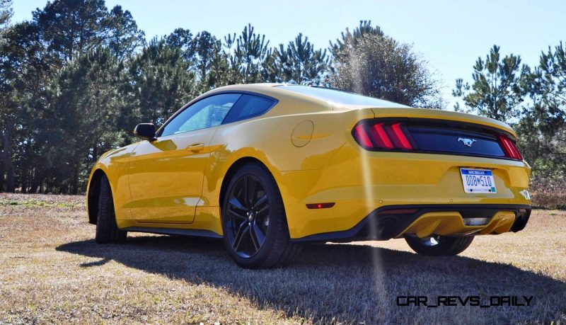 2015 Ford Mustang EcoBoost in Triple Yellow 111