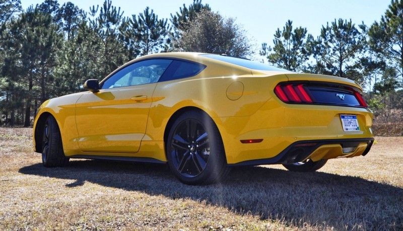 2015 Ford Mustang EcoBoost in Triple Yellow 112