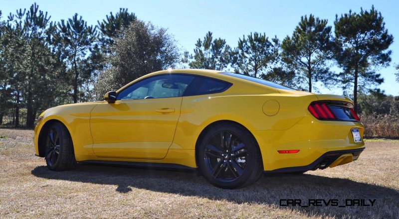 2015 Ford Mustang EcoBoost in Triple Yellow 113