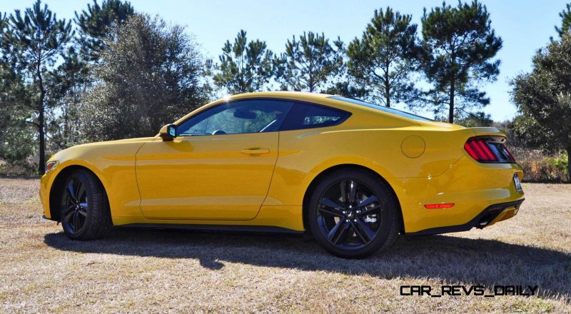 2015 Ford Mustang EcoBoost in Triple Yellow 114