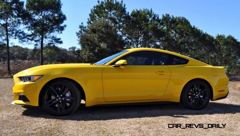 2015 Ford Mustang EcoBoost in Triple Yellow 117