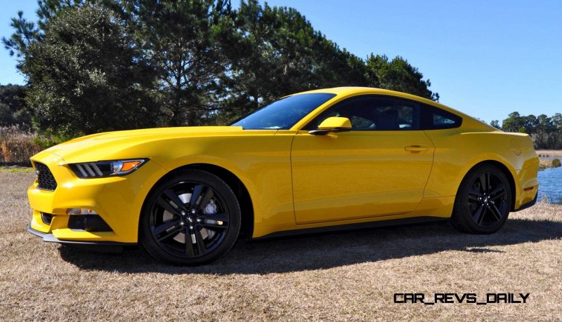 2015 Ford Mustang EcoBoost in Triple Yellow 118